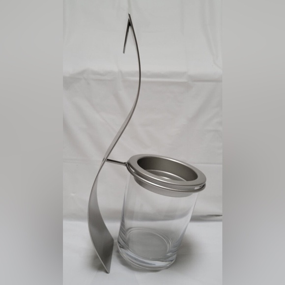 PartyLite| Silver Wall Sconce Candle Holder - Picture 3 of 6